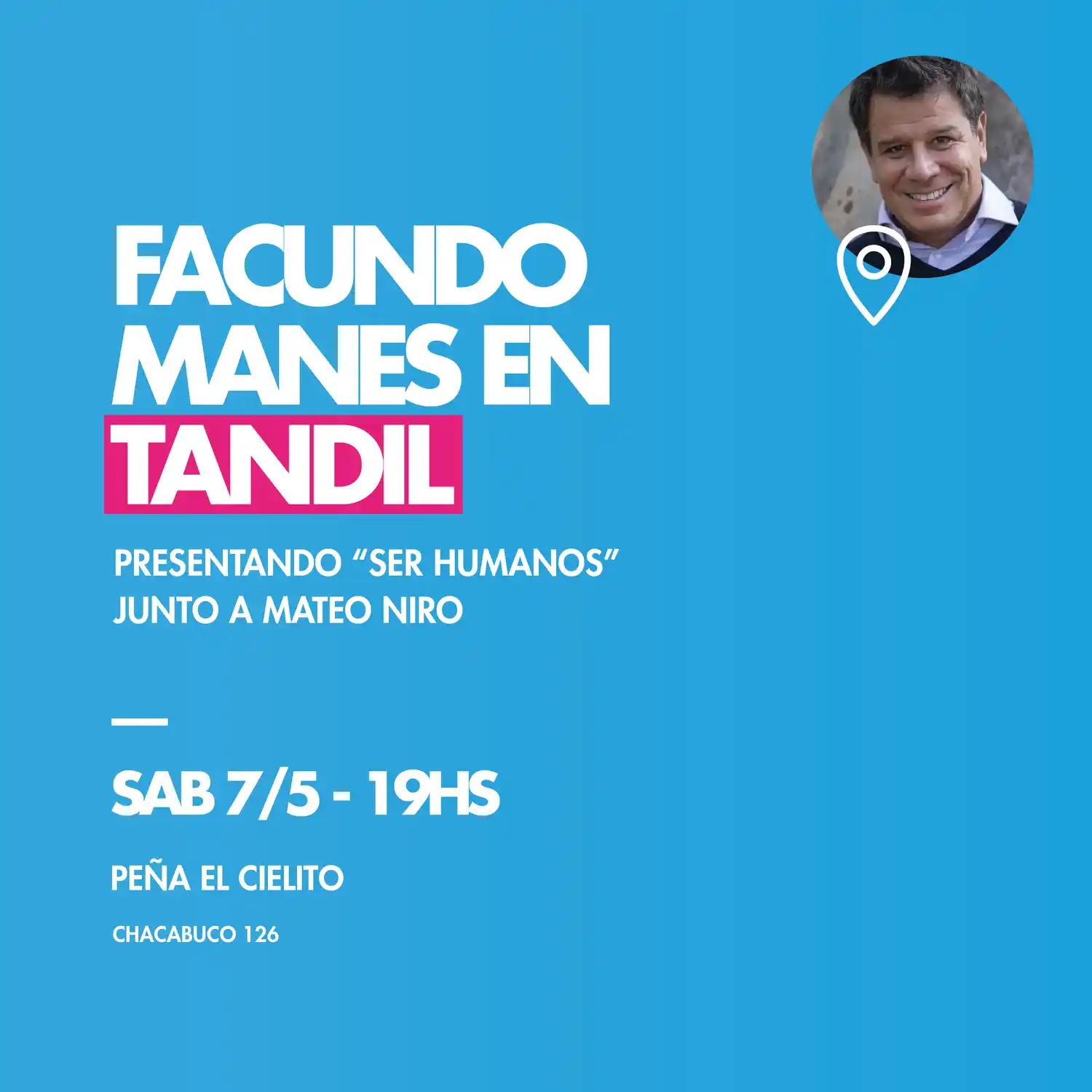 Facundo Manes presentará su nuevo libro en Tandil