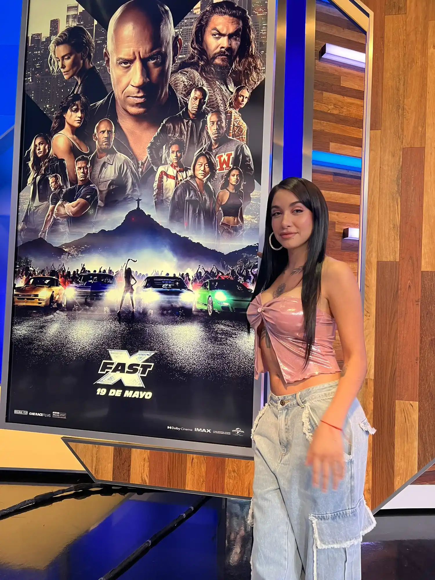 María Becerra y Vin Diesel