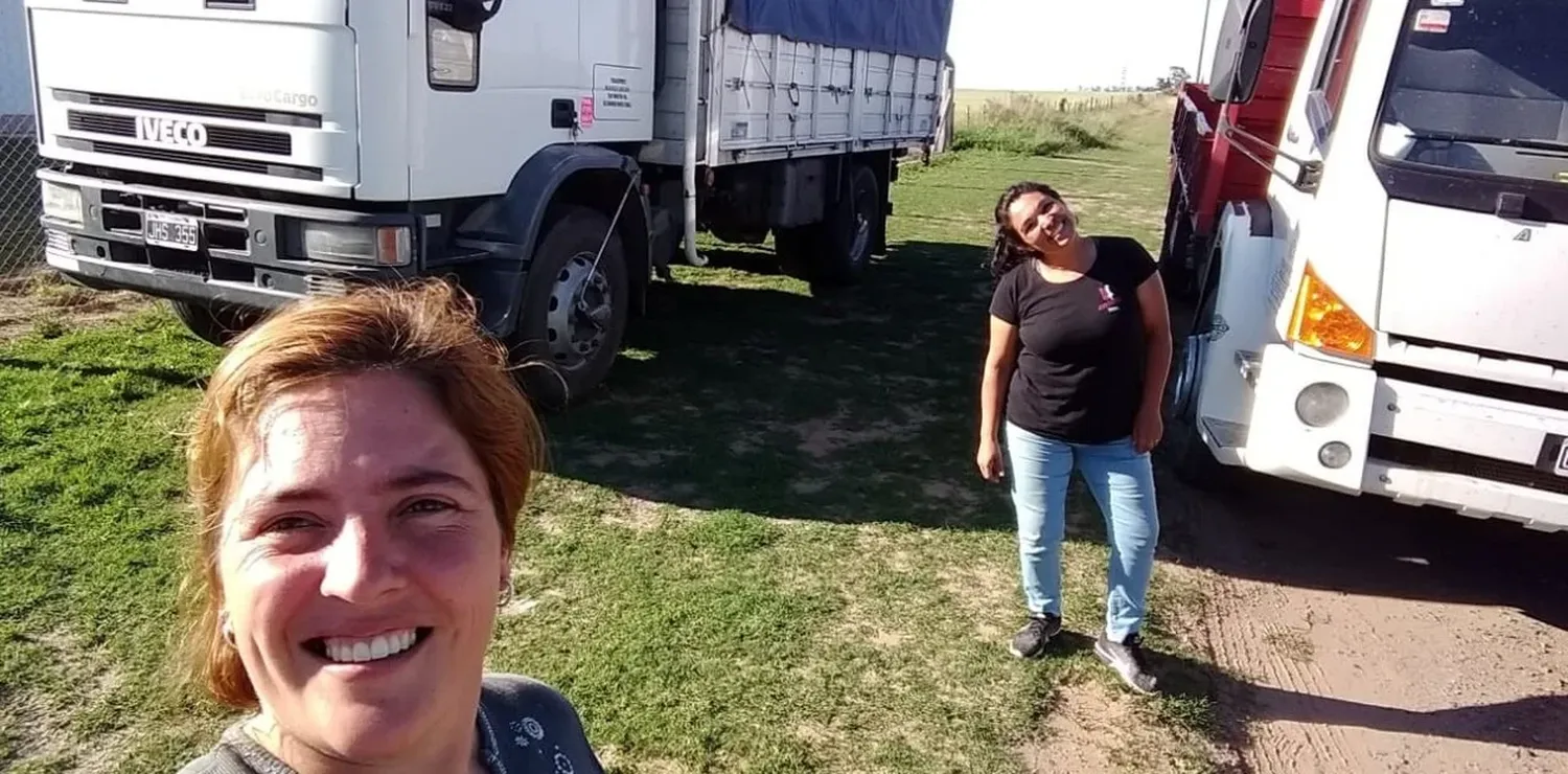 Camionera de San Gregorio: a los 32 se reinventó y no lo cambia por nada