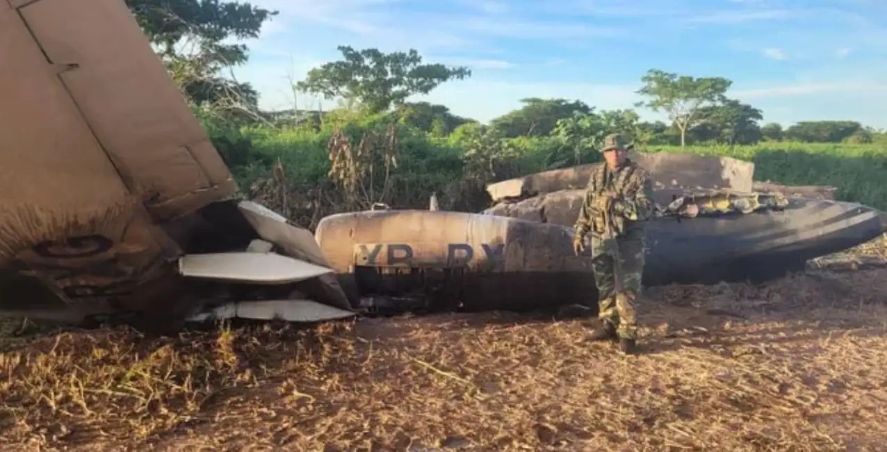Venezolanos destruyeron una avioneta proveniente de México por violar su espacio aéreo