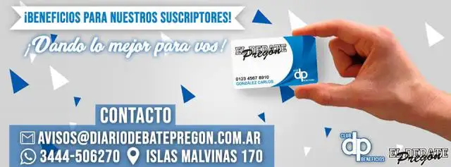 Accedé al Club de Beneficios de El debate Pregón