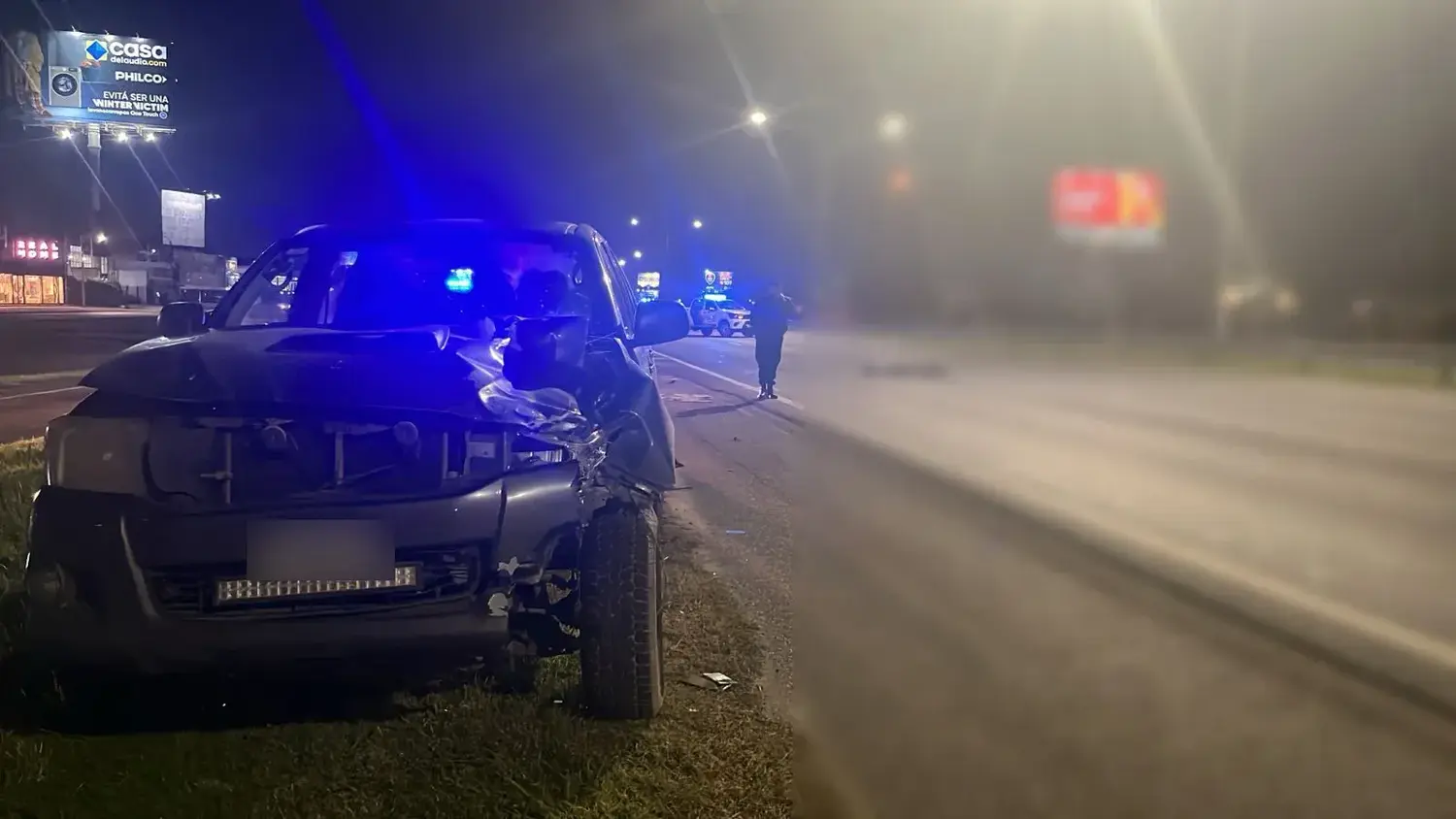 El siniestro ocurrió a la altura del kilómetro 40 de la Panamericana.