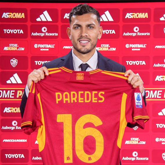 En Roma, Paredes lucirá el número 16 de De Rossi
