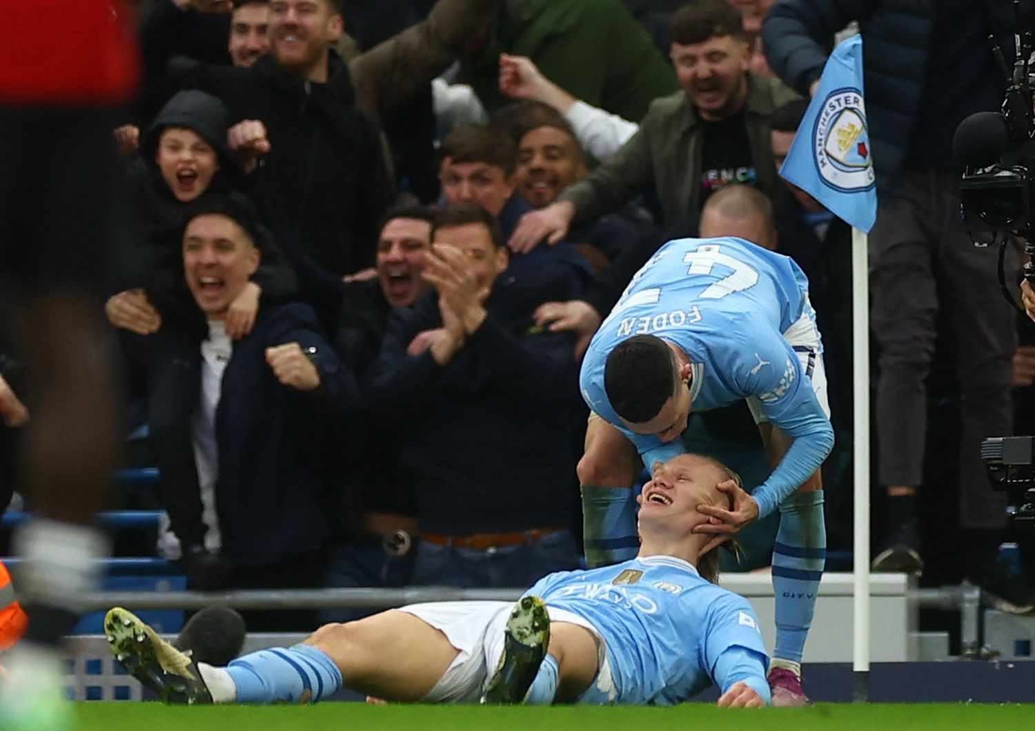 Haaland y Foden fueron autores de los goles de Manchester City.