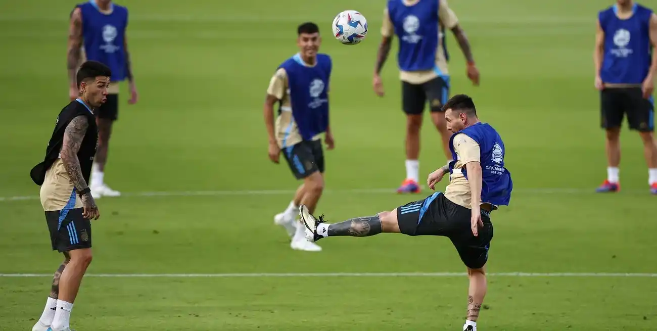 La Scaloneta ultimó detalles este miércoles por la tarde. Crédito: Agustin Marcarian/Reuters