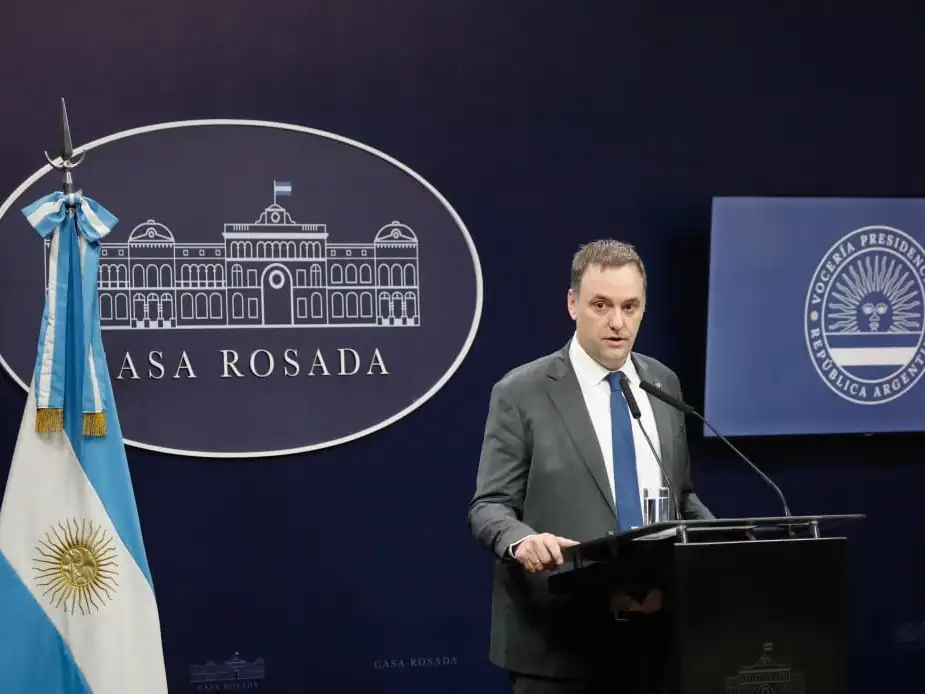 Manuel Adorni, vocero presidencial