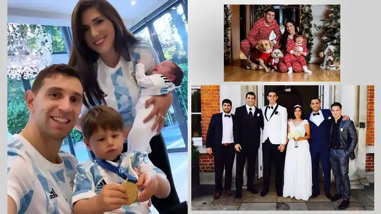 La historia de amor de Dibu Martínez y su esposa Mandinha: cómo se conocieron y los famosos que fueron al casamiento