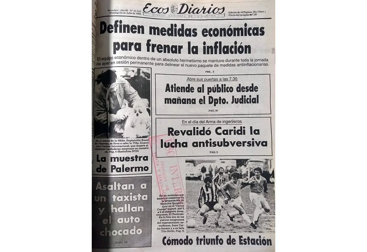 Domingo 31 de julio de 1988