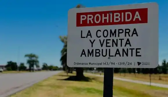 El municipio de Ameghino hace campaña contra la venta ambulante