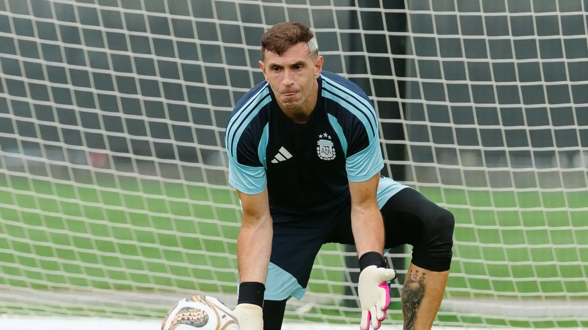Emiliano "Dibu" Martínez, el arquero del seleccionado nacional.