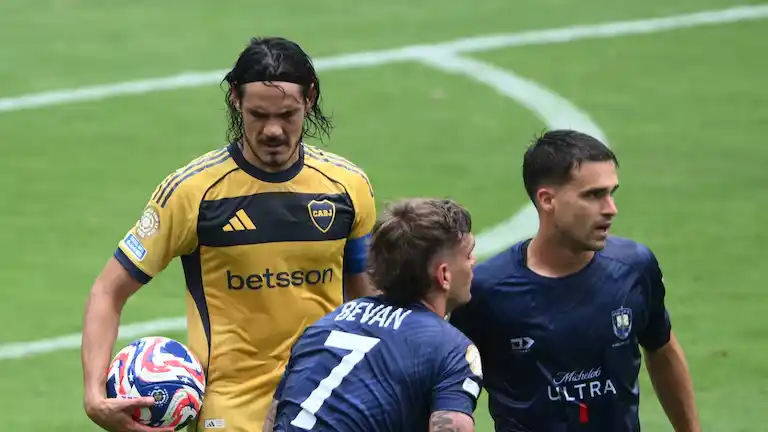 La desazón de Cavani y de Boca, al no cumplir el objetivo