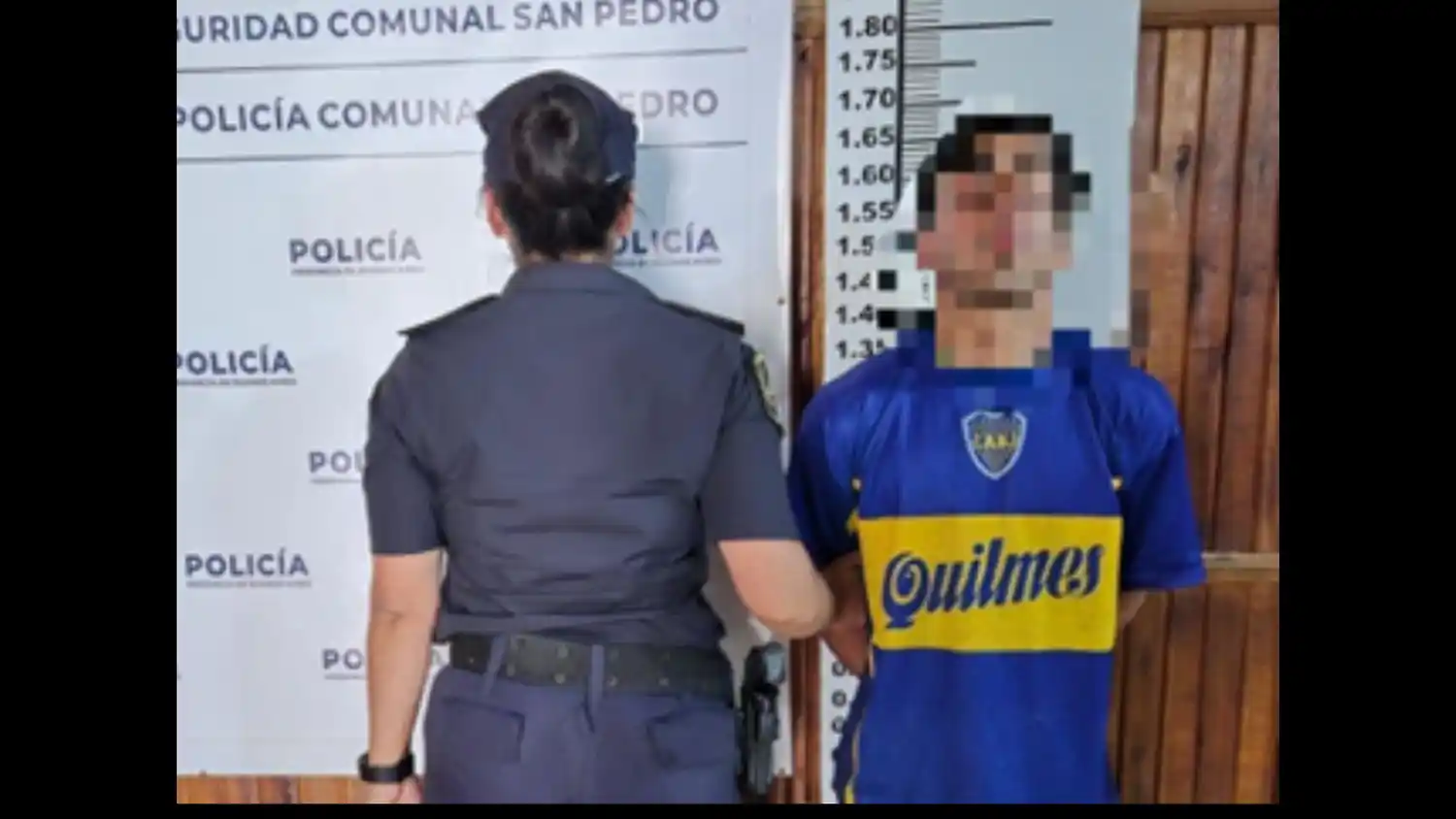 El joven detenido tenía un pedido de captura por un  hecho de robo de hace un año atrás.