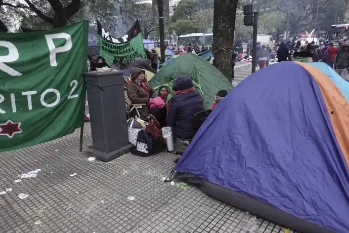 Buenos Aires: vuelven los acampes para exigir Emergencia Alimentaria