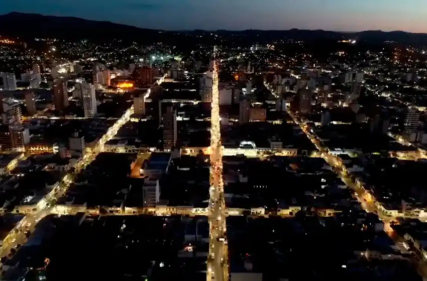 Tandil completó 1400 cuadras de alumbrado público con luminaria Led