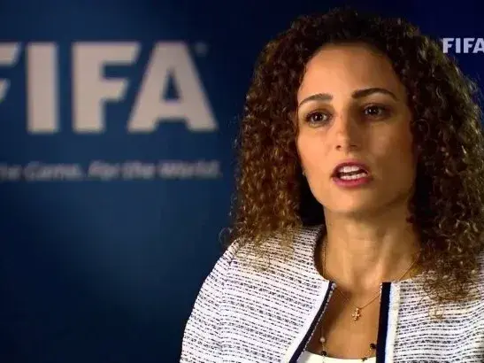 Samar Nassar fue nadadora olímpica, pero desde 2016 trabaja abocada en el fútbol . Foto: Jan Kruger/Getty Images
