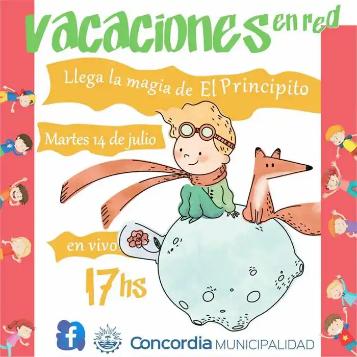 El Principito, llega a las  Vacaciones en Red