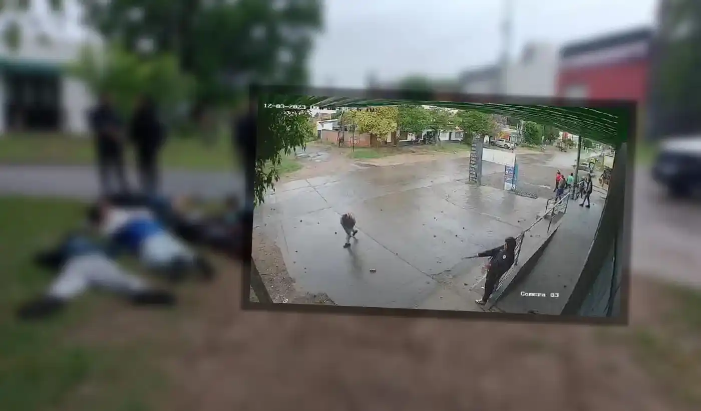 Las imágenes aportadas por la defensa. FOTO: 0221.com