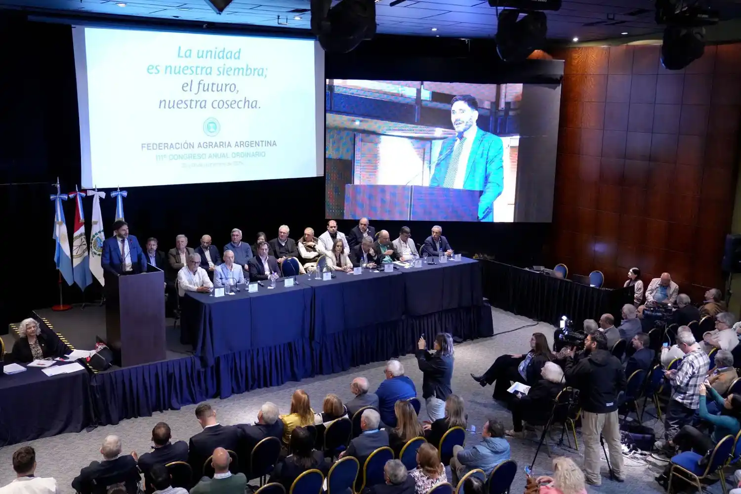 Pullaro en el Congreso de la Federación Agraria Argentina