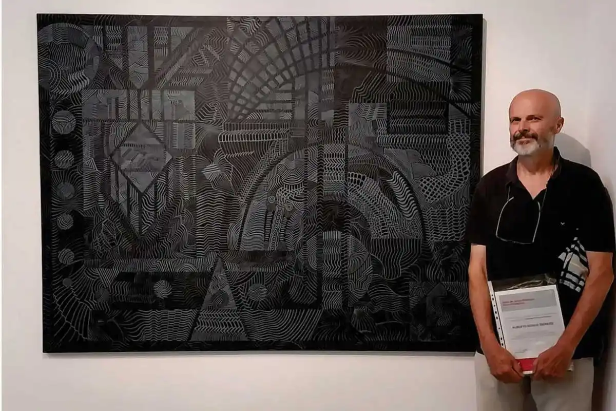 Un artista plástico de la ciudad presentó su obra en el Museo Sívori de Buenos Aires