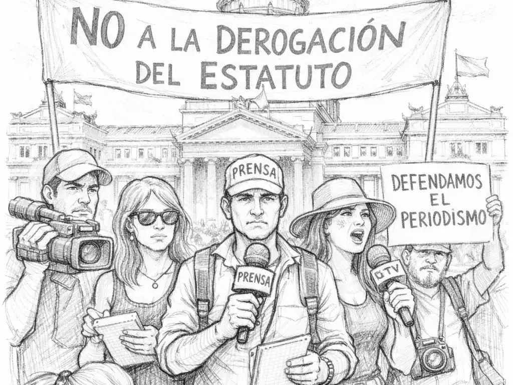 Más de 3.000 periodistas reclaman al Congreso que no apruebe la derogación del Estatuto Profesional