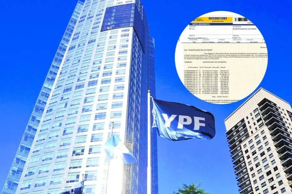 Desde la Torre YPF en Puerto Madero enviaron cartas documento antes de iniciar la demanda judicial.