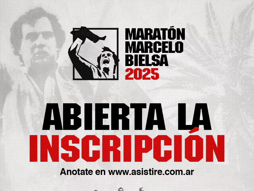 El 9 de noviembre se corre la "Maratón Marcelo Bielsa" organizada por Newell’s  .Foto:Club Newell’s Old Boys