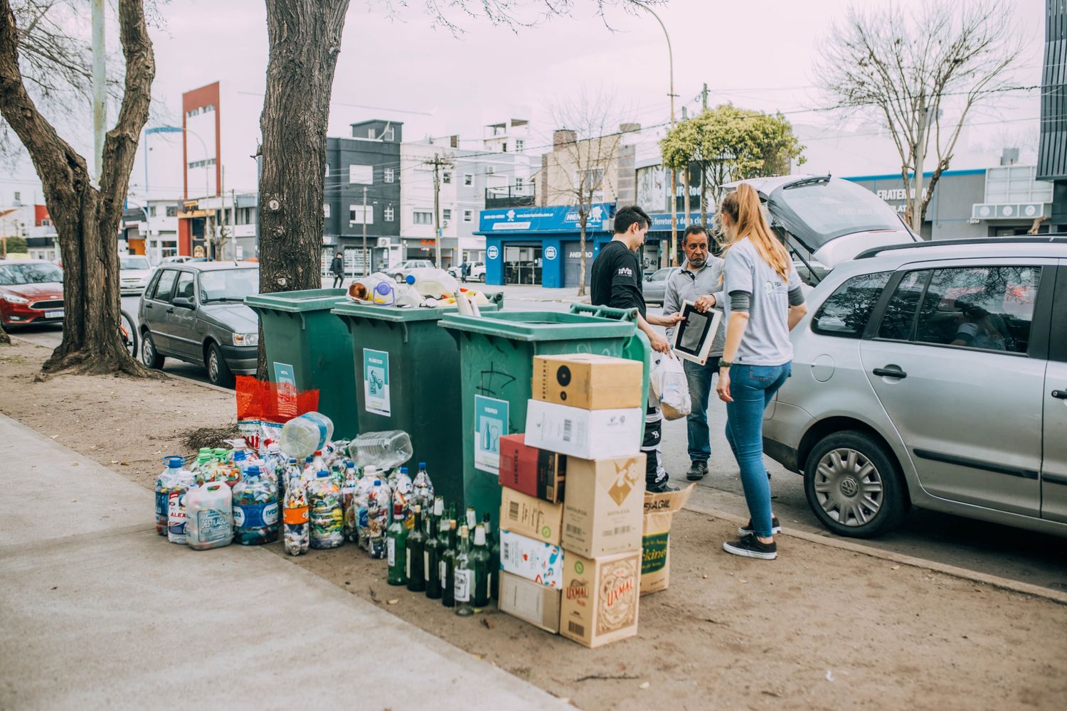 Residuos valorizables por un plantín, desde el viernes en la Plaza del Agua