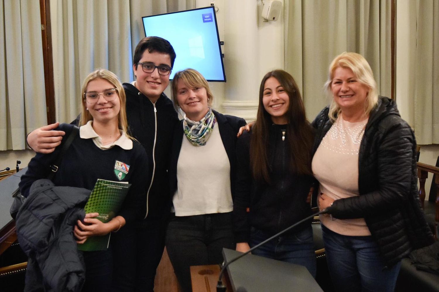 Estudiantes secundarios de Gualeguay participaron de la instancia departamental del Senado Juvenil