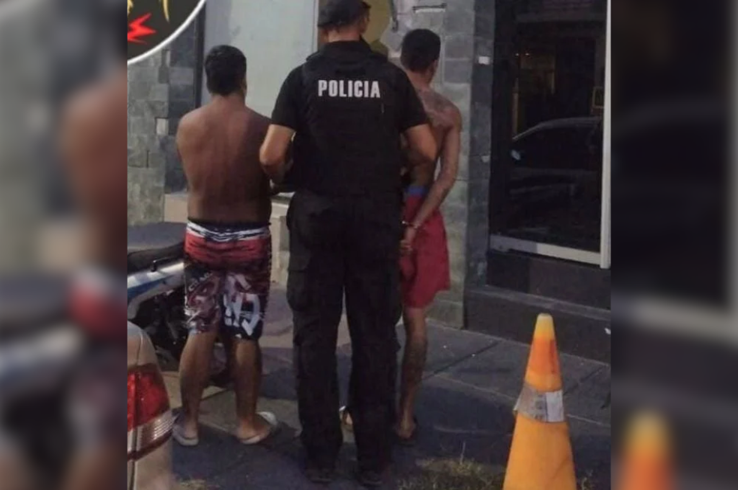 Los sujetos detenidos