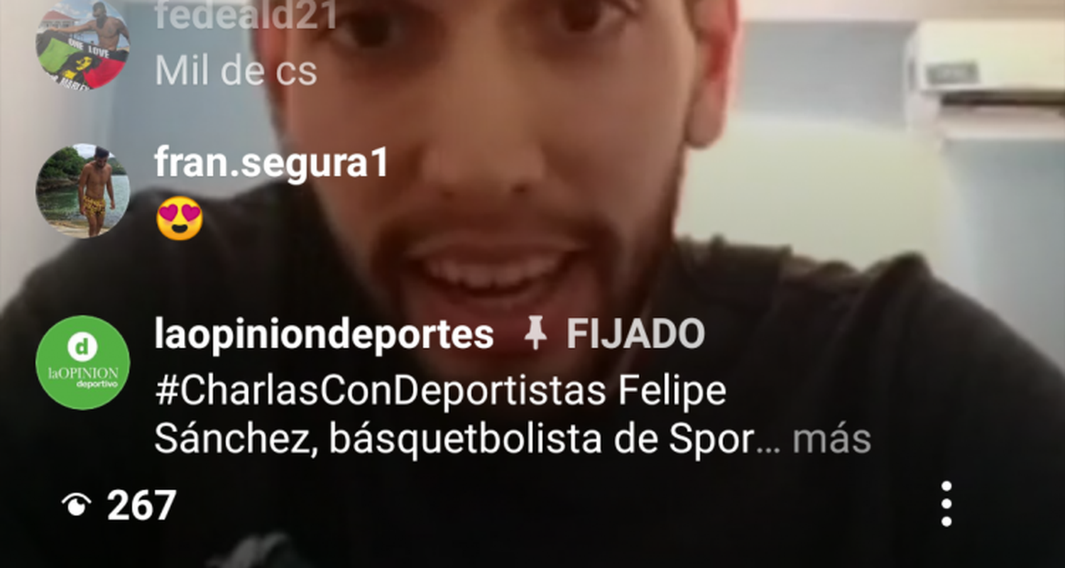 #CharlasConDeportistas Felipe Sánchez: “Nunca hay que dejar de estudiar, eso también nos hace mejores jugadores”