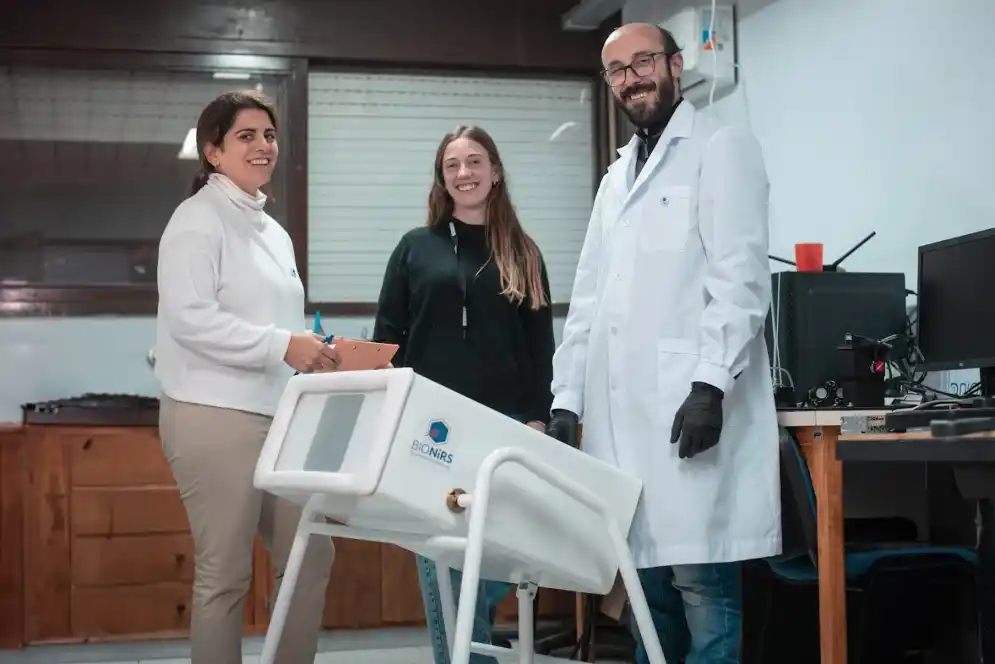 El equipo de Bionirs, empresa de base tecnológica del Conicet.
