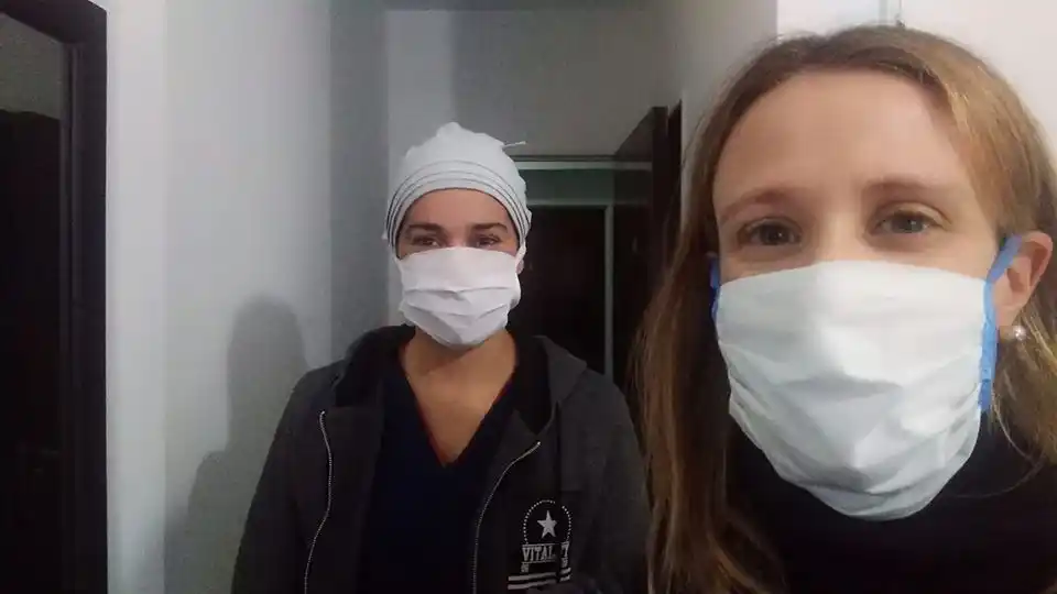 Sabina Melchiori cumplió el aislamiento y volvió a reencontrarse con su familia