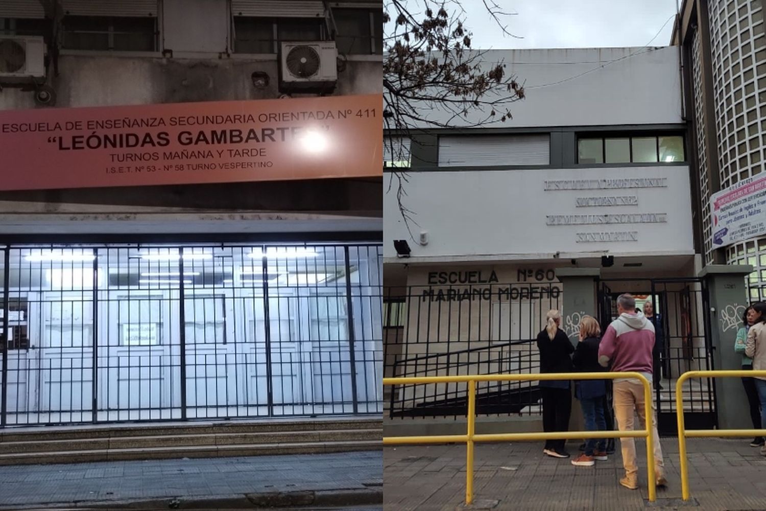 Dos escuelas céntricas suspendieron las clases por amenazas