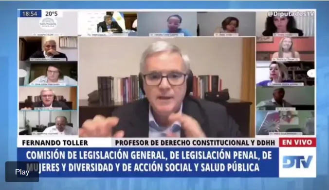 Un expositor “celeste” citó a El Señor de los Anillos durante el debate por el aborto y fue furor en redes