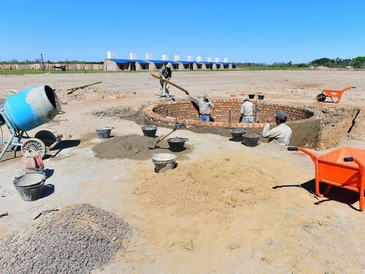 Comenzó la obra del nuevo Hospital de Laguna 
Naineck financiada con recursos provinciales