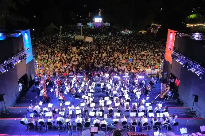 Más de 10 mil personas disfrutaron “El Festival” en la Capital Nacional de las Orquestas Infantiles y Juveniles