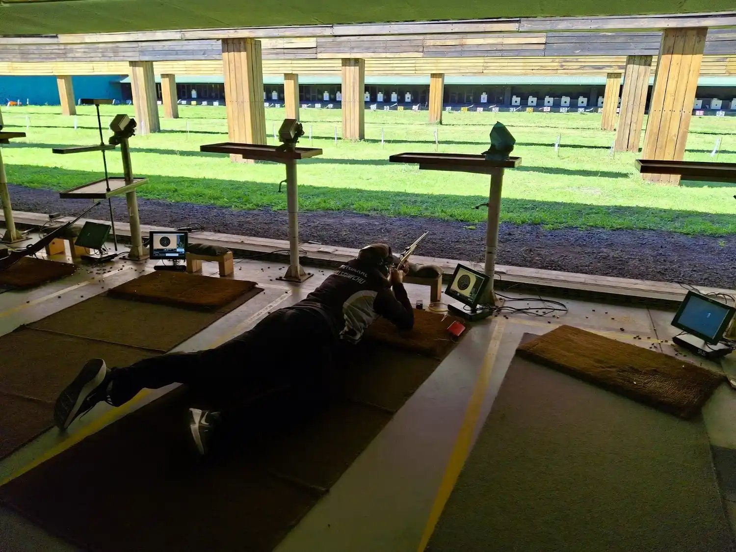 Hernán Rios en acción.