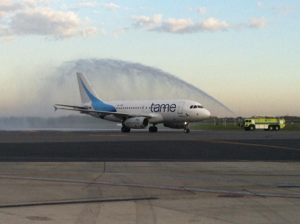 TAME inició sus operaciones entre Quito y Buenos Aires