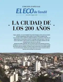 La edición especial de El Eco por el bicentenario estará disponible para los suscriptores en formato PDF