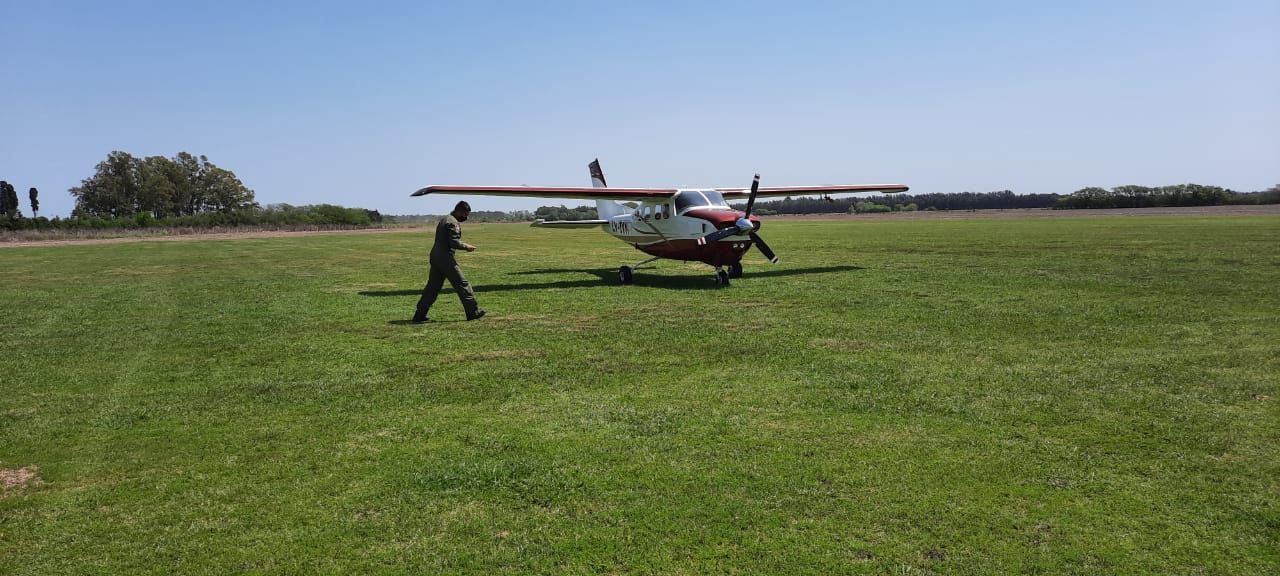 Narcoavión: a la espera de una decisión judicial para que pase a una escuela aeronáutica, sigue en el Aeroclub