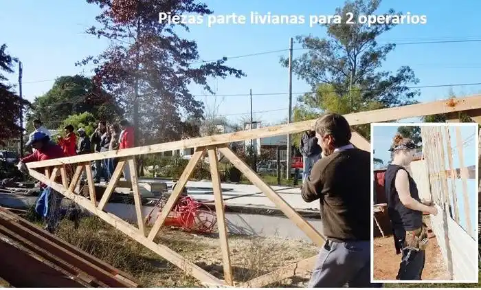 Talleres Barriales de construcción  de piezas-parte de madera