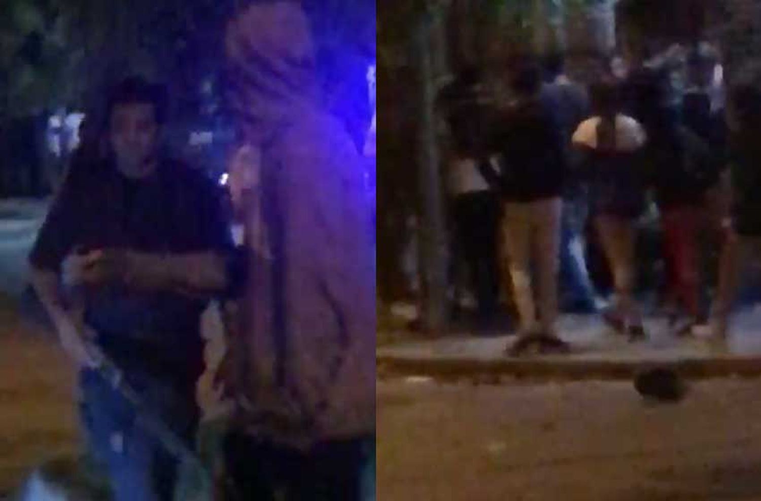 Desborde, caos y denuncia de represión en una fiesta clandestina