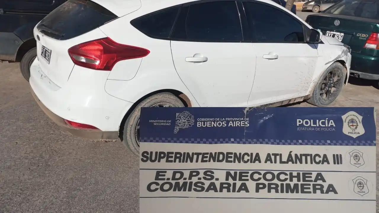 El automotor robado en Mar del Plata