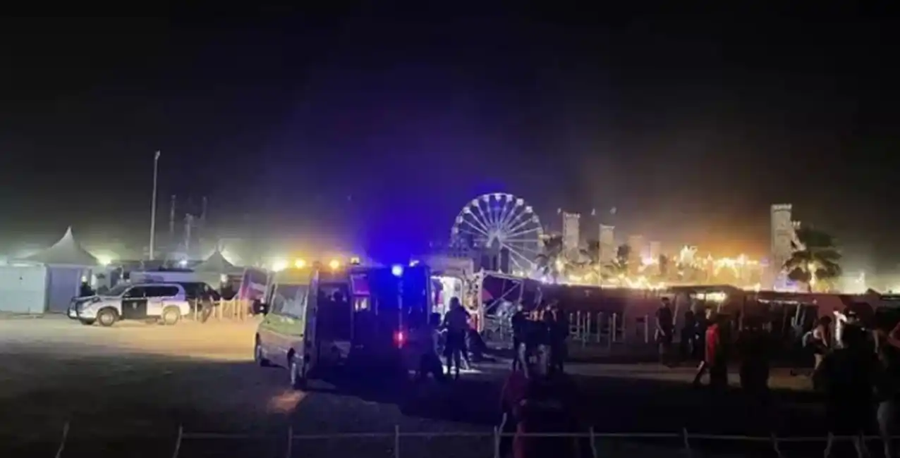 Tragedia en Valencia: cayó parte de un escenario y hay al menos un muerto