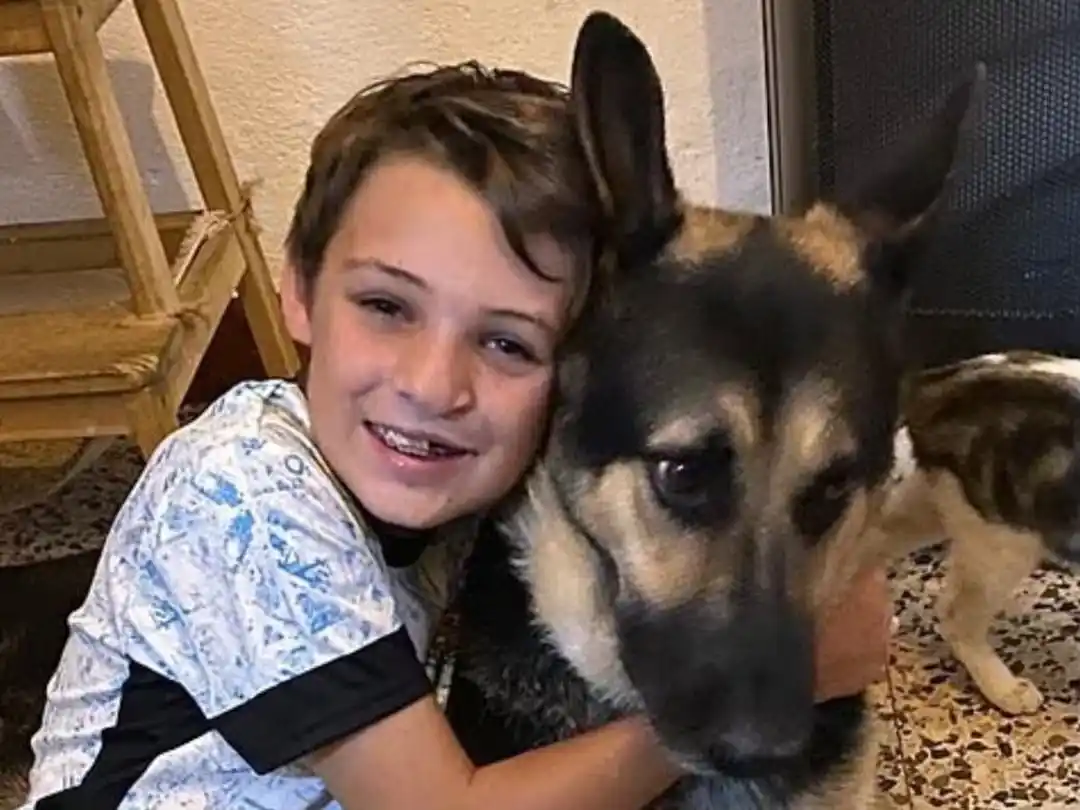 Alfie Hallett fue apuñalado por el exnovio de su mamá. (Foto: gentileza Metro).