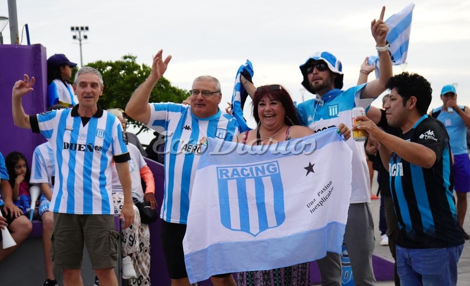 Racing festeja en Necochea. "La Academia" se consagró en la Copa Sudamericana