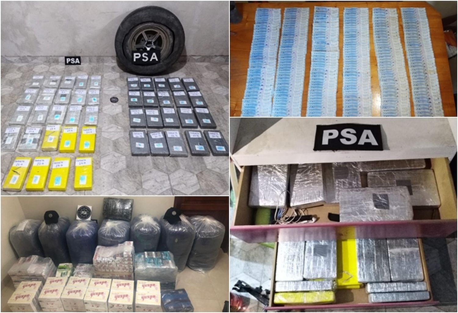 Batán: Cayó banda narco tras incautar 115 kilos de cocaína que traficaban ocultos entre verduras
