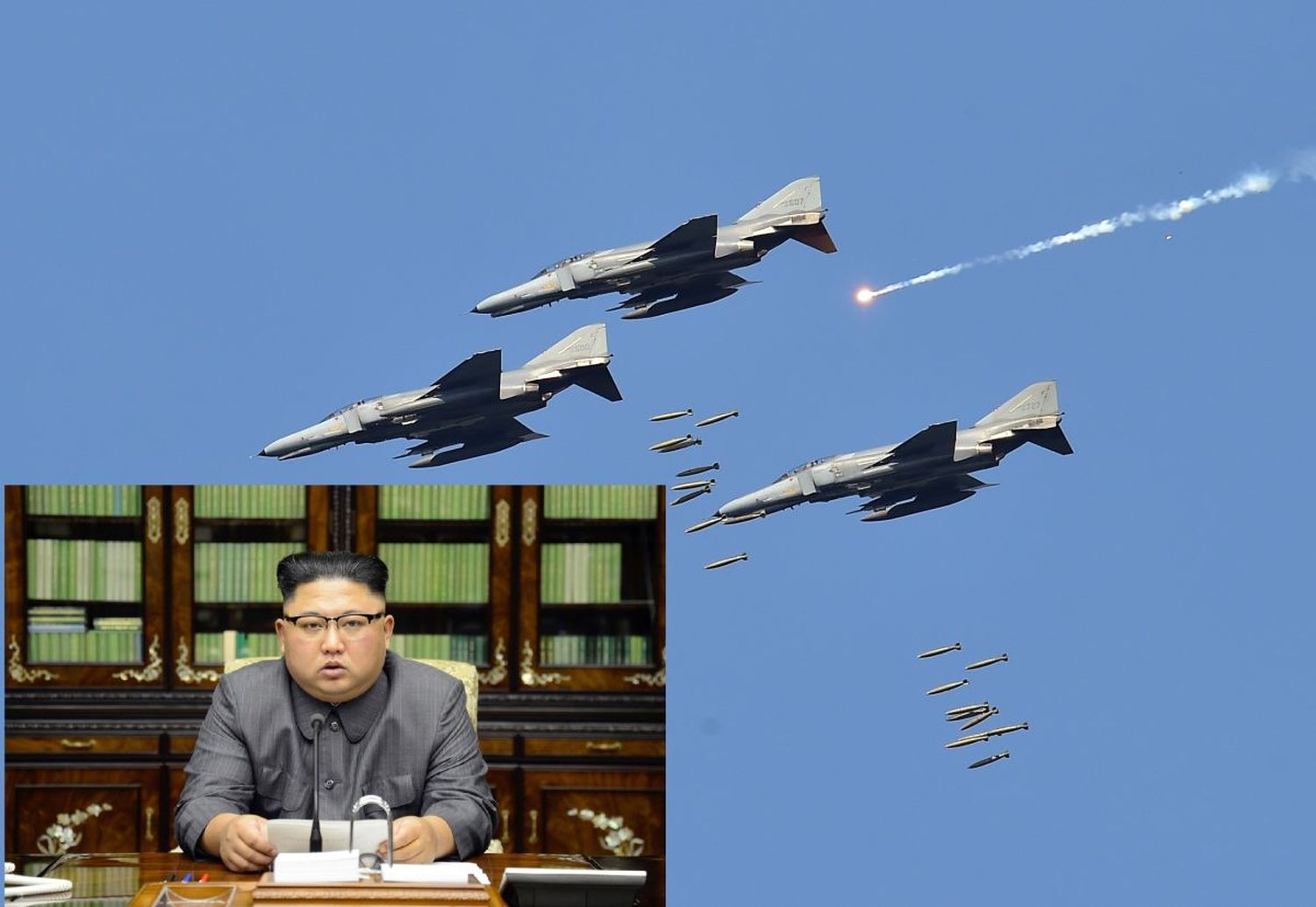 Aviones de combate cerca de Corea del Sur, nueva provocación de Kim Jong-un
