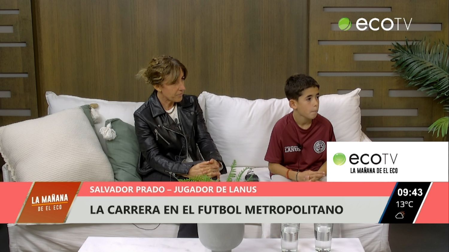 Un niño tandilense en el fútbol metropolitano