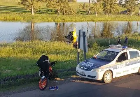 Un helicóptero que había salido de Tandil con  cuatro pasajeros cayó en un campo de Gorchs
